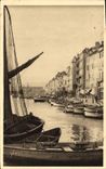 CPA Toulon Var Un coin du Port Bateaux