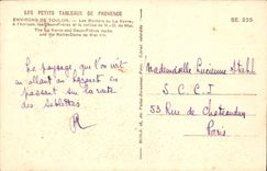 CPA Environs de Toulon Les Rochers de la Verne 