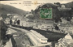 CPA L'Auvergne Puy de Dome La Bourboule La Roche des Fees et les Ponts 