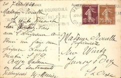 CPA La Bourboule Le Parc Fenestre la Piece d'Eau 