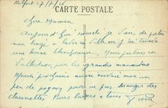 CPA Belfort Vue panoramique prise de l'Eglise St Christophe 