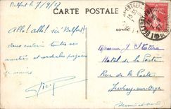 CPA Belfort Vue generale du Chateau