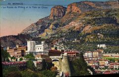 CPA Monaco Le Palais du Prince et la Tete de Chien 