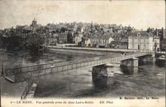 CPA Le Mans Vue generale prise du Quai Ledru Rollin 