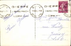 CPA Dieppe Quai Alexandre Dumas 