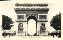 CPA Paris Arc de Triomphe 