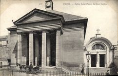 CPA Paris Eglise St Pierre du Gros Caillou 