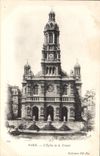 CPA Paris l'Eglise de la Trinite 