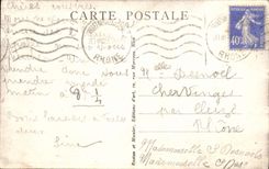 CPA Cannes Saint Honorat Le Chateau a travers les Pins 