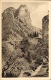 CPA Paysages et Pierres de Provence Moustiers Ste Marie et la Chapelle de Beauvoir fondee par Charle