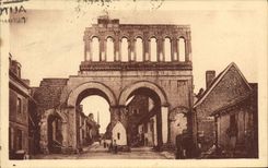 CPA Autin Porte Romaine dite d'Arroux 