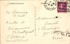 CPA Autin Porte Romaine dite d'Arroux