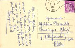 CPA Toulon Vers le Cap Brun la Cote 