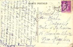 CPA Lalouvesc Ardeche Station estivale Un coin reposant dans les bois du Mont Besset