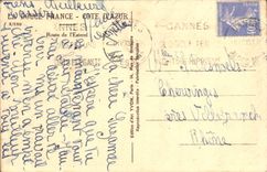 CPA La Douce France Cote d'Azur Route de l'Esterel 