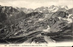 CPA Le Dauphine La Chaine de la Meije et les Eorins 