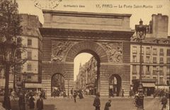 CPA Paris La Porte Saint Martin 