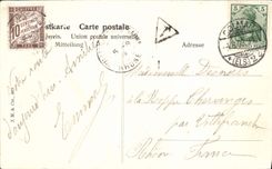 CPA Krappenfeis an der Sehlucht Route de la Schlucht Krappenfels