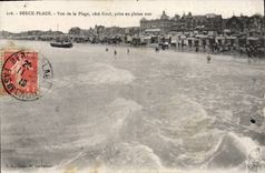 CPA Berck Plage Vue de la Plage cote Nord prise en pleine mer 
