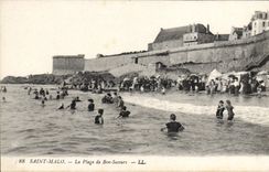 CPA Saint Malo La Plage de Bon Secours 