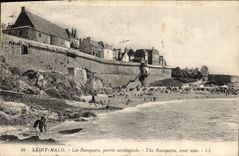 CPA Saint Malo Les Remparts Partie occidentale 