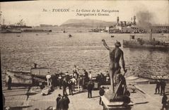 CPA Toulon Le Genie de la Navigation 