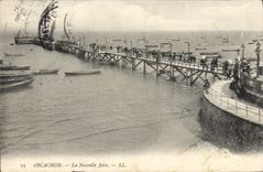 CPA Archachon La Nouvelle Jetee 