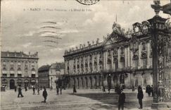 CPA Nancy Place Stanislas l'Hotel de Ville 