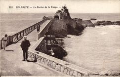 CPA Biarritz Le Rocher de la Vierge 