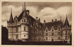 CPA Azay le Rideau I et L Le Chateau Cote Nord Est 