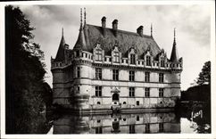 CPA Azay le Rideau I et L Le Chateau 