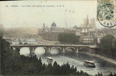 CPA Paris La Cite vue prise du Louvre 