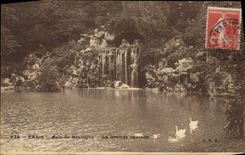 CPA Paris Bois de Boulogne La Grande Cascade 