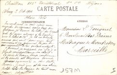 CPA Dijon Le Porche du Palais de Justice 