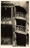 CPA Dijon hotel Chambellan XV siecle escalier ajoure et galerie de bois sculpte 