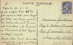 CPA Dijon panorama pris de la tour de l'hotel de ville 