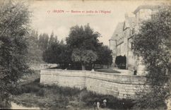 CPA Dijon Bastion et jardin de l'hopital 