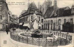 CPA Dijon monument Piron Eug Piron sculpt 