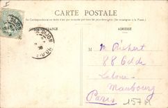 CPA Dijon statue de la Resistance 