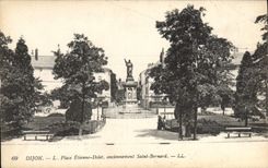 CPA Dijon place Etienne Dolet anciennement Saint Bernard 