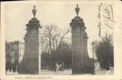 CPA Dijon entree des Allees du parc 