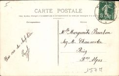 CPA Dijon jardins de la place Darcy le cascade 