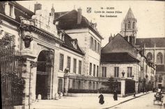 CPA Dijon Lycee de Jeunes filles rue Condorcet 