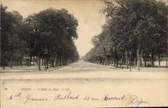 CPA Dijon l'Allee du parc 