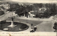 CPA Dijon vue generale du parc Darcy 