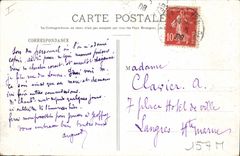 CPA Dijon monument Carnot Gasq et Math Morceau sculpt 