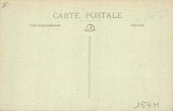 CPA Dijon l'hotel des postes Inaugure le 24 Octobre 1909 sur l'emplacement de l'ancien chateau de Di