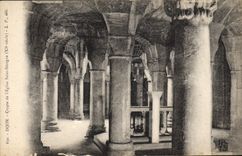 CPA Dijon Crypte de l'eglise Saint Benigne XI siecle 