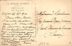 CPA Dijon Cote d'Or eglise Saint Benigne 