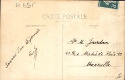 CPA Dijon statue de la Resistance 